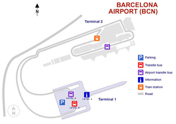 barcelona el prat térkép