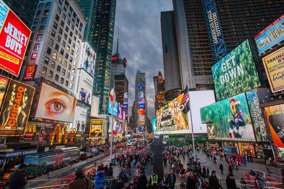 Times Square New Yorkban