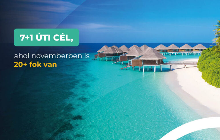 Novemberi nyaralást tervezel? Akkor tarts velünk, és ismerd meg a legjobb úti célokat, ahová a repjegy.hu téged is elrepít!